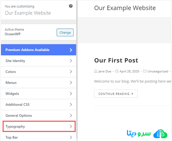 نحوه تغییر رنگ متن در وردپرس